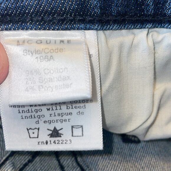 McGuire Women’s Sz 28 New Skinny Bow Jeans - Picture 6 of 8